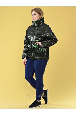 Женская куртка Grace Snow 5031_027 Темно зеленый