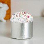 Форма бумажная для кекса, маффинов и кулича &quot;Серебряная&quot; 60 х 45 мм