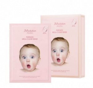 Тканевая маска для сухой и чувствительной кожиJMsolution Mama Pureness Mela Clear Mask