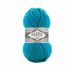 Пряжа Alize Superlana Maxi 100г №484 Темная бирюза