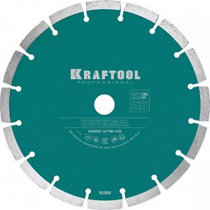 KRAFTOOL Диск алмазный отрезной по железобетону