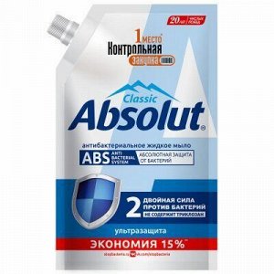 Мыло туалетное жидкое "Absolut" "ABS" 0,44л, ультразащита (Р