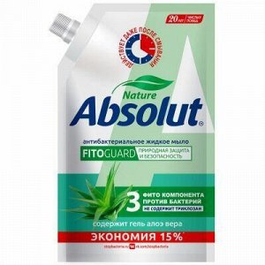Мыло туалетное жидкое "Absolut" "FitoGuard" 0,44л, алоэ (Рос