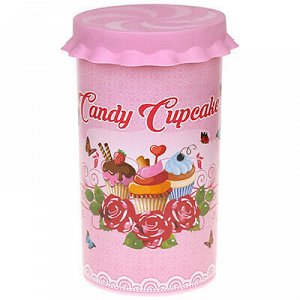 Контейнер для продуктов пластмассовый "Candy №3" 1,1л, д12см