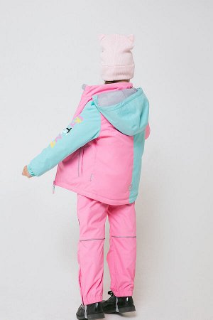 Crockid Куртка(Весна-Лето)+girls (мятная конфета, розовый)