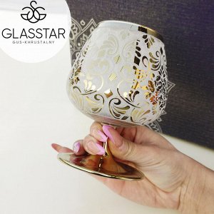 Набор бокалов для бренди Glasstar "Либерти" / 3 шт. 410 мл