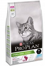 Pro Plan Sterilised сухой корм для стерилизованных кошек Треска/Форель 10кг