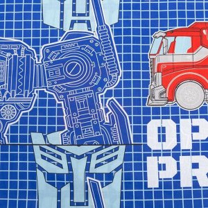 Постельное белье 1,5 сп Neon Series "Optimus Prime" Transformers 143*215 см, 150*214 см, 50*70 см -1 шт