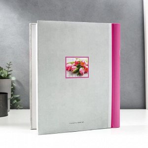 Фотоальбом магнитный 20 листов "Тюльпаны"