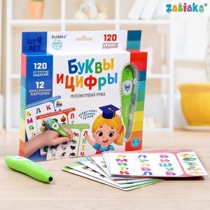 ZABIAKA Обучающая игрушка «Буквы и цифры», звук, свет