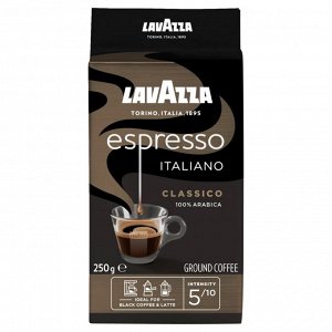 Кофе Lavazza Эспрессо натуральный, жареный, молотый 250 г