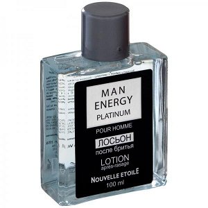НОВАЯ ЗАРЯ men (lotion) MAN ENERGY PLATINUM   Лосьон после бритья 100 мл. (Мэн Энерджи Platinum)