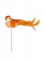 Птичка на вставке 4 х11 хН50 см цвет оранжевый арт 90112087
