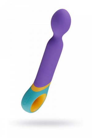 Нереалистичный вибратор pmv, base - wand , силикон, фиолетовый, 24 см.