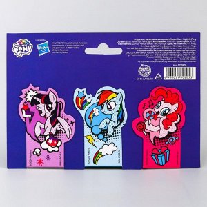 Открытка с магнитными закладками "Пони", My Little Pony, 3 шт.