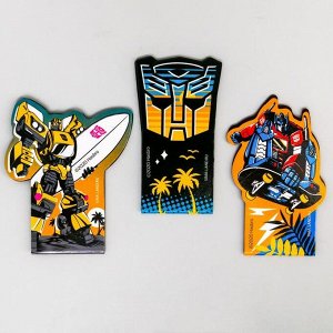 Открытка с магнитными закладками Transformers, 3 шт.
