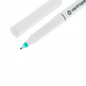 Ручка капиллярная Centropen 2551 0,5 мм зелёная "Handwriter", трехгранная