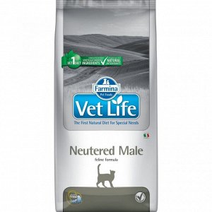 Фармина/Farmina Vet Life Cat Neutered Male корм для котов кастрированных 5кг