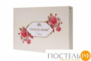 T1212T10579108 Комплект постельного белья Tivolyo home ARREDO deluxe розовый Евро