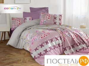 PB0925-S КПБ Istanbul Home COTTON LIFE (LARISSE MOR) 1,5