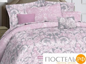 5048/0051 КПБ 1,5сп  Premium MARQUISE "Madeleine" pink сатин н(2) 50*70