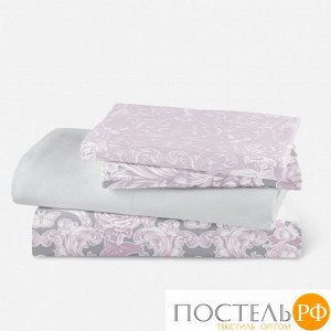 5048/0051 КПБ 1,5сп  Premium MARQUISE "Madeleine" pink сатин н(2) 50*70