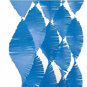 Гирлянда Волна 3м гофрир.бумага цвет синий HS-40-28