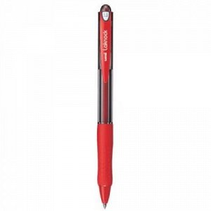 Ручка автоматическая шариковая SN-100 "Laknock" красная 0,5мм (66271) Uni Mitsubishi Pencil {Япония}
