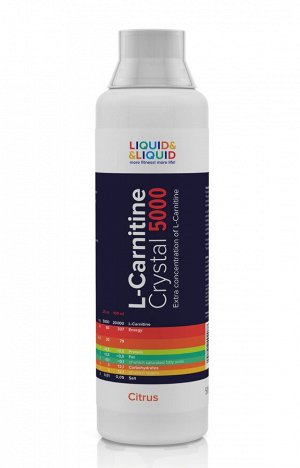 L-Carnitine Crystal 5000 (Liquid & Liquid)