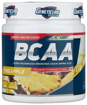 Комплекс аминокислот BCAA 2:1:1 со вкусом ананаса pineapple GeneticLab 250 гр.