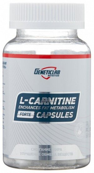 Жиросжигатель Карнитин L-Carnitine GeneticLab 60 капс.