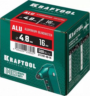 KRAFTOOL Алюминиевые заклепки Alu (Al5052)