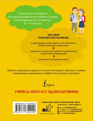 Державина В.А. Все правила английского языка для школьников