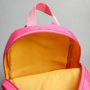Рюкзак Пони2, 20*7*25, отд на молнии, н/карман, розовый