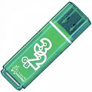Флеш память USB 32GB Glossy series Green (SB32GBGS-G)