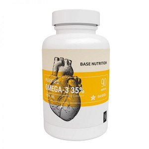 Жирные кислоты Омега-3 35% концентрат Purified Omega-3 CMTech 90 капс