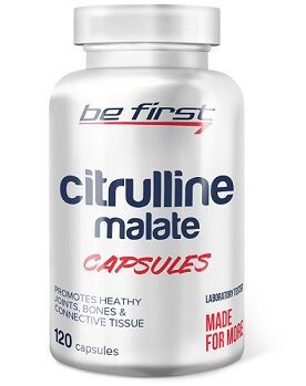 Аминокислота Цитруллин Малат Citrulline malate Be first 120 капс.