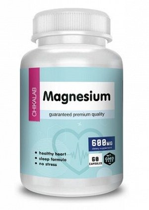 Магний Magnesium Chikalab 60 капс.