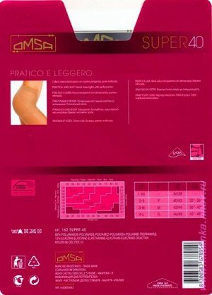 Колготки классические, Omsa, Super 40