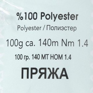 Пряжа "Травка Ayaz" 100% полиэстер 140м/100гр (1300 экрю)