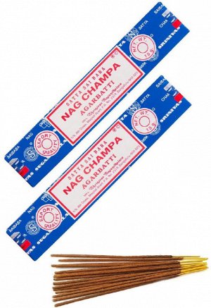 Ароматические палочки с маркировкой: SATYA Nag Champa 15 г