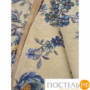 TEX GAL Скатерть гобеленовая ИНКАНТО-ТГ 180*240 ОВ, 60% х/б+40%п/э, Bluette/синий