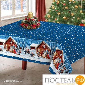 GRAND TEXTIL Скатерть ХЭППИ-14 НГ 140*240, 100% п/э, Assortitto