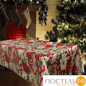 GRAND TEXTIL Скатерть ХЭППИ-1 НГ 140*180, 100% п/э, Assortitto