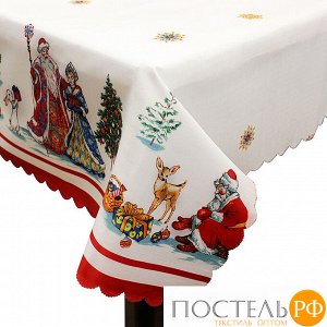 GRAND TEXTIL Скатерть КРИСТМАС-3 НГ 140*180, 100% п/э