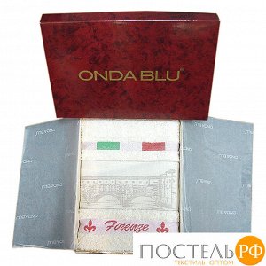 ONDA BLU Н-р полотенец 1+1 ЧИТА-ФЕРЕНЦА-ОБ (коробка) 40*60+60*100, 100% хлопок