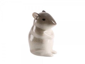 Скульптура Мышь-малютка N2 Палевая