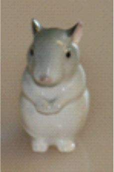 Скульптура Мышь-малютка N2 Серая