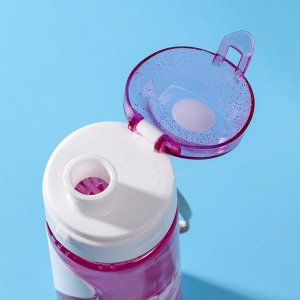 Бутылка для воды пластиковая «Цветочки», 600 мл