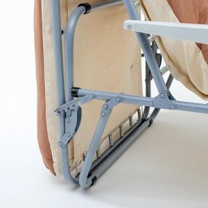 Раскладушка-кресло "СЕЛЛА-3" 196 ? 78,5 ? 40см, максимальная нагрузка 120 кг ткань микс